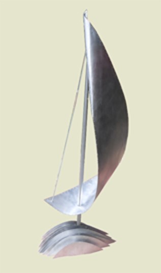 sculpture monumentale en aluminium