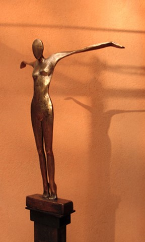 sculpture bronze; flore de valicourt
