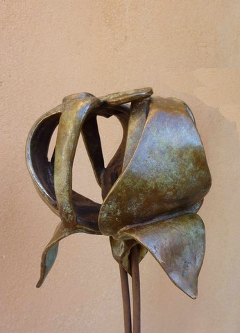 l'automne; sculpture en bronze; flore de valicourt