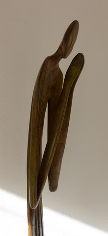 sculpture bronze; flore de valicourt