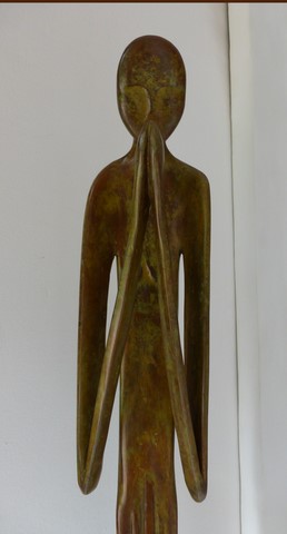 sculpture bronze; flore de valicourt
